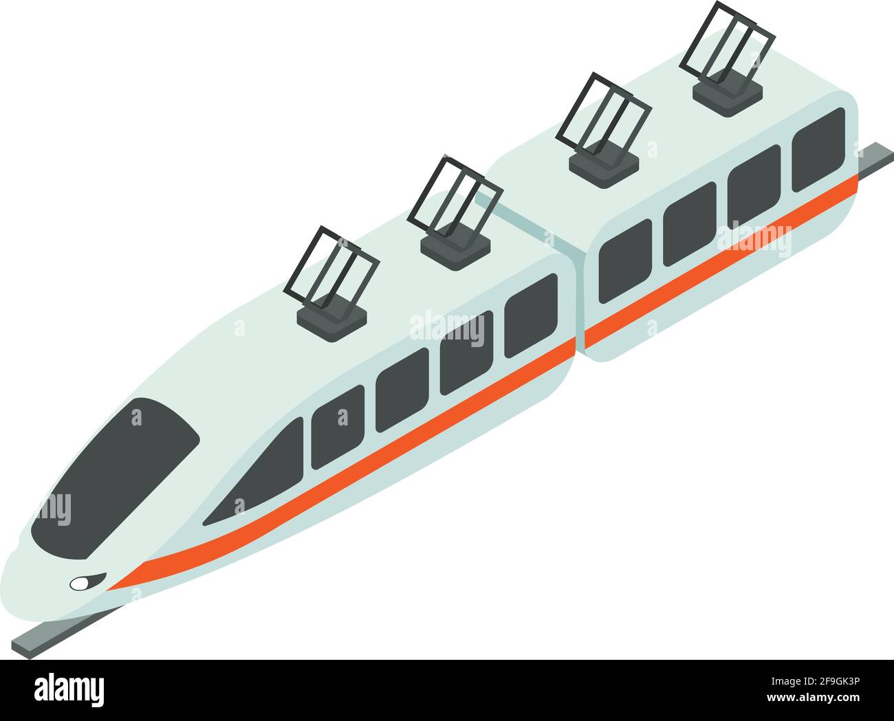Speed train icon. Isometric of Speed train vector icon for web design ...