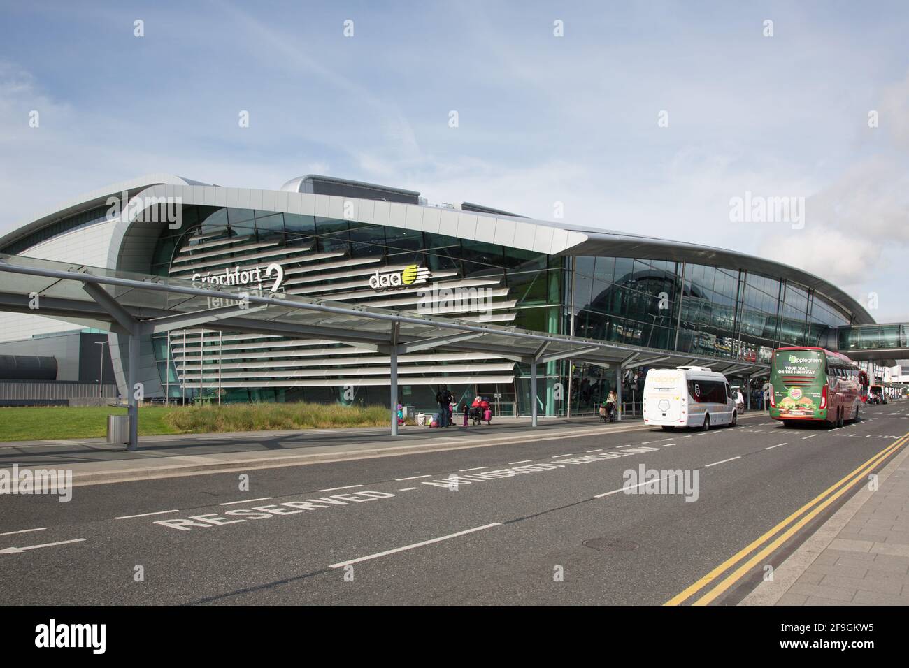 Dublin, Irland – 10. August 2017: Terminal 2 at Dublin airport (DUB) in Irland. Stock Photo