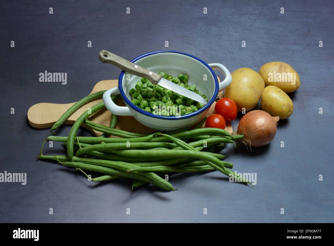 Crushed beans in shell, bush beans, Germany Stock Photo Alamy