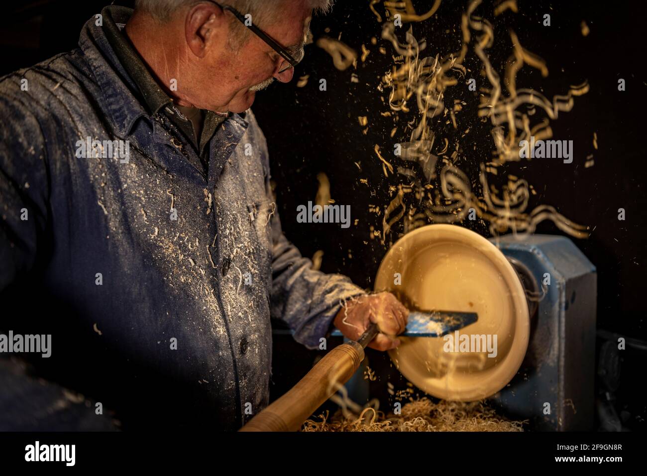 Woodturner wood turner hi-res stock photography and images - Alamy