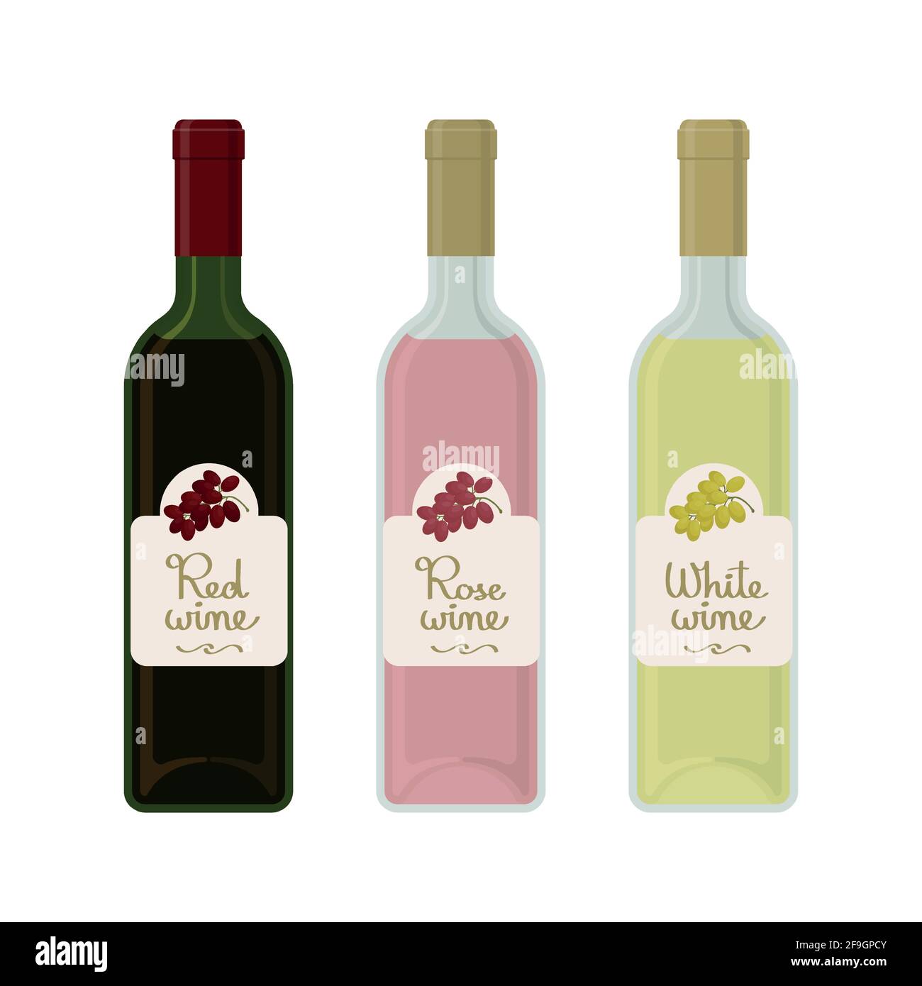 Vector wine bottles Stock Vector Image & Art Alamy