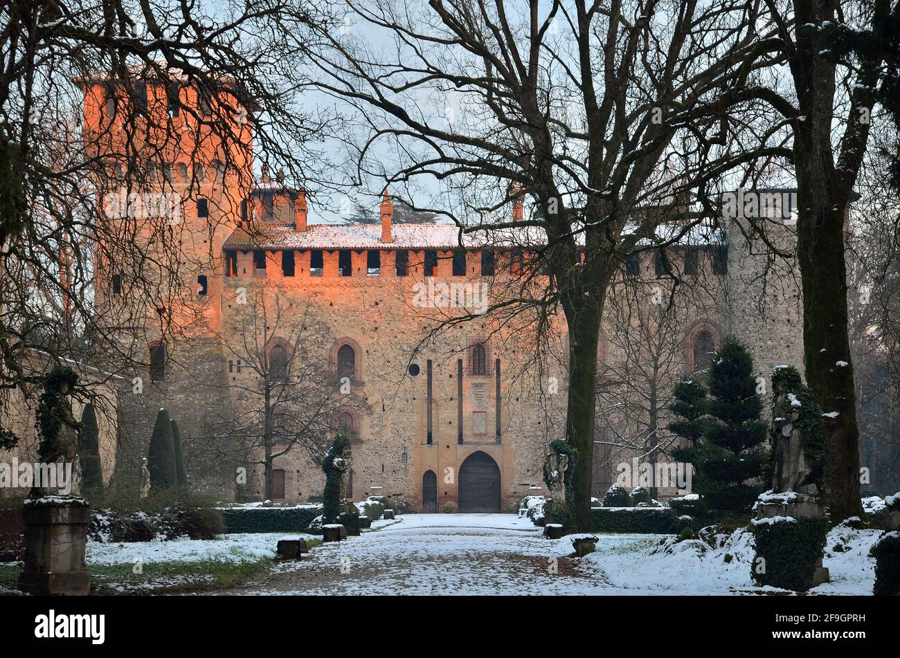 Grazzano Visconti Castle - Italy 2014 Stock Photo