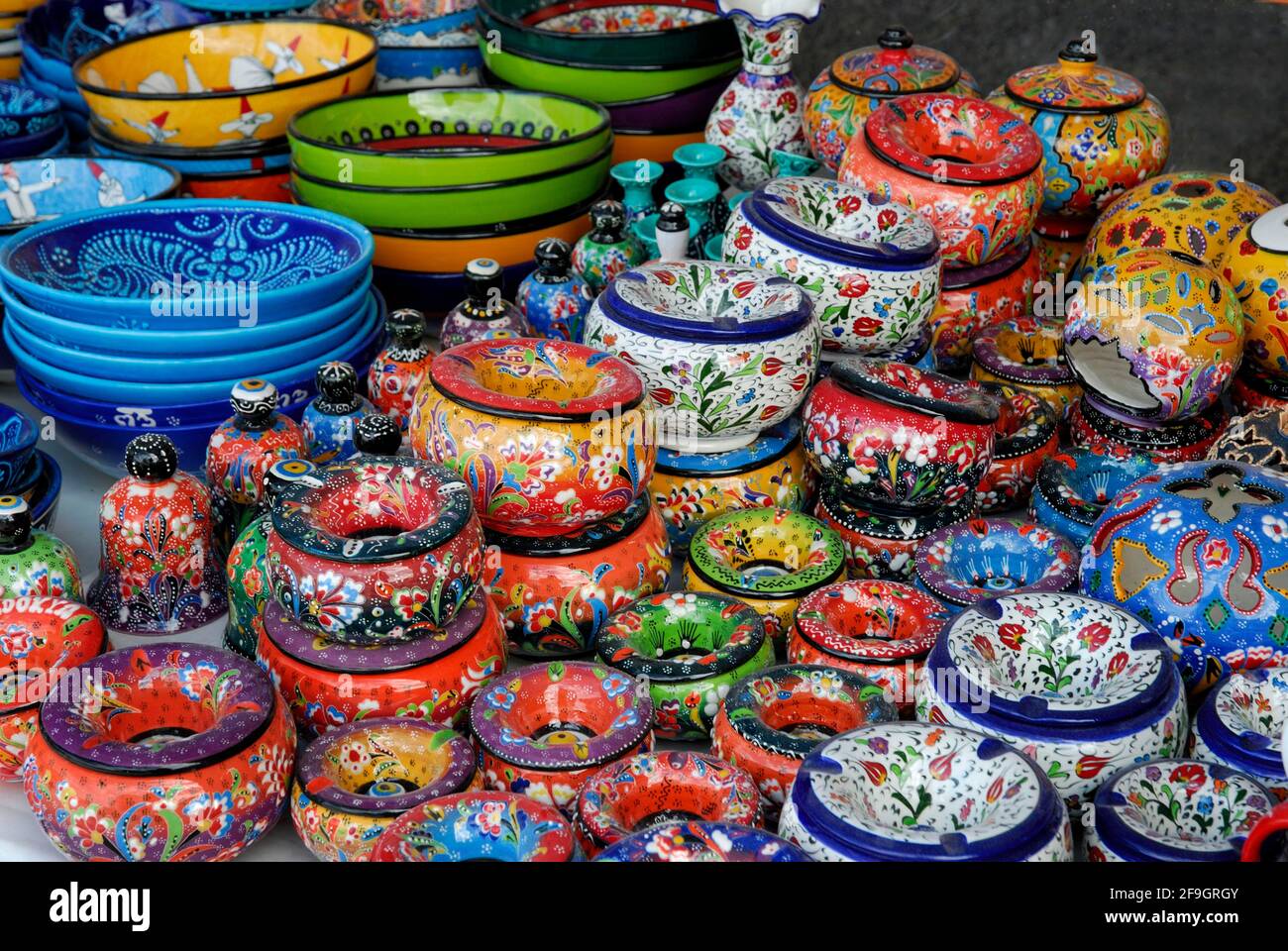 Pottery, ceramics, souvenirs, souvenir stand, Pasabag, Cappadocia