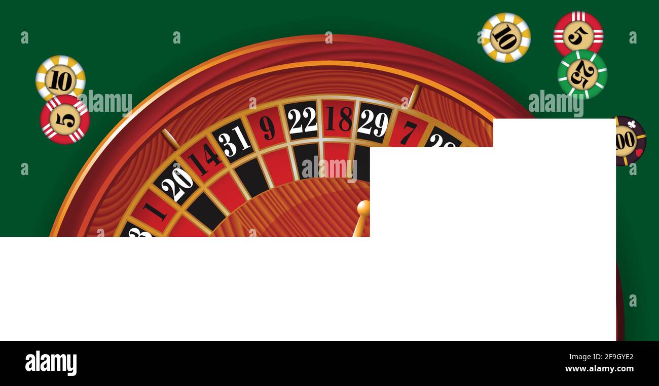 Ccasino roulette wheel. Stock Vector