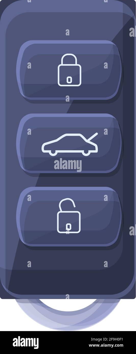 Driver smart car key icon. Cartoon of Driver smart car key vector icon ...