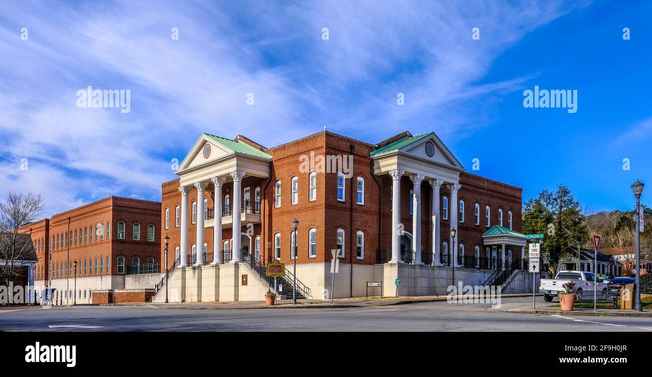 Old Gilmer County Courthouse Stock Photo