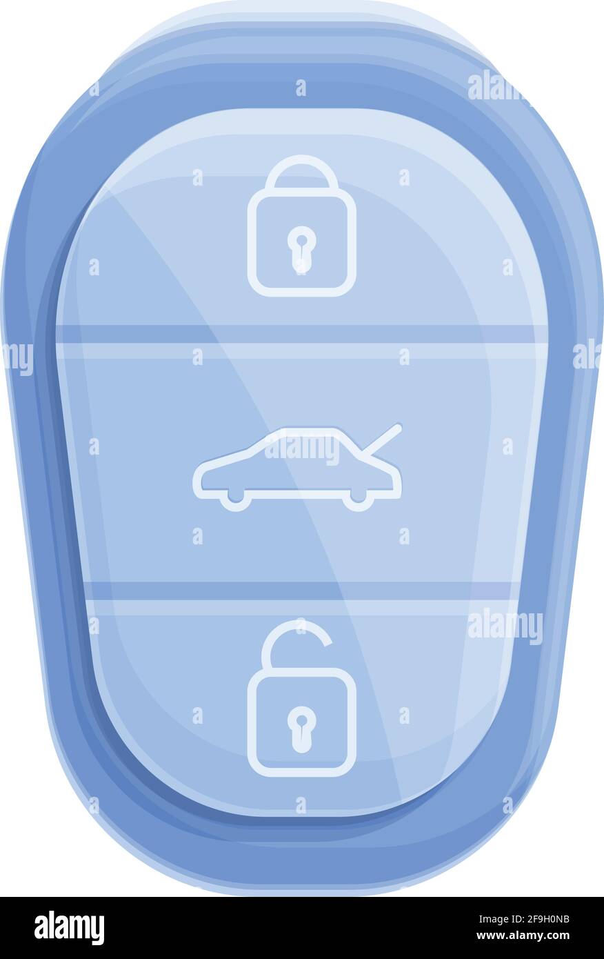 Classic smart car key icon. Cartoon of Classic smart car key vector ...