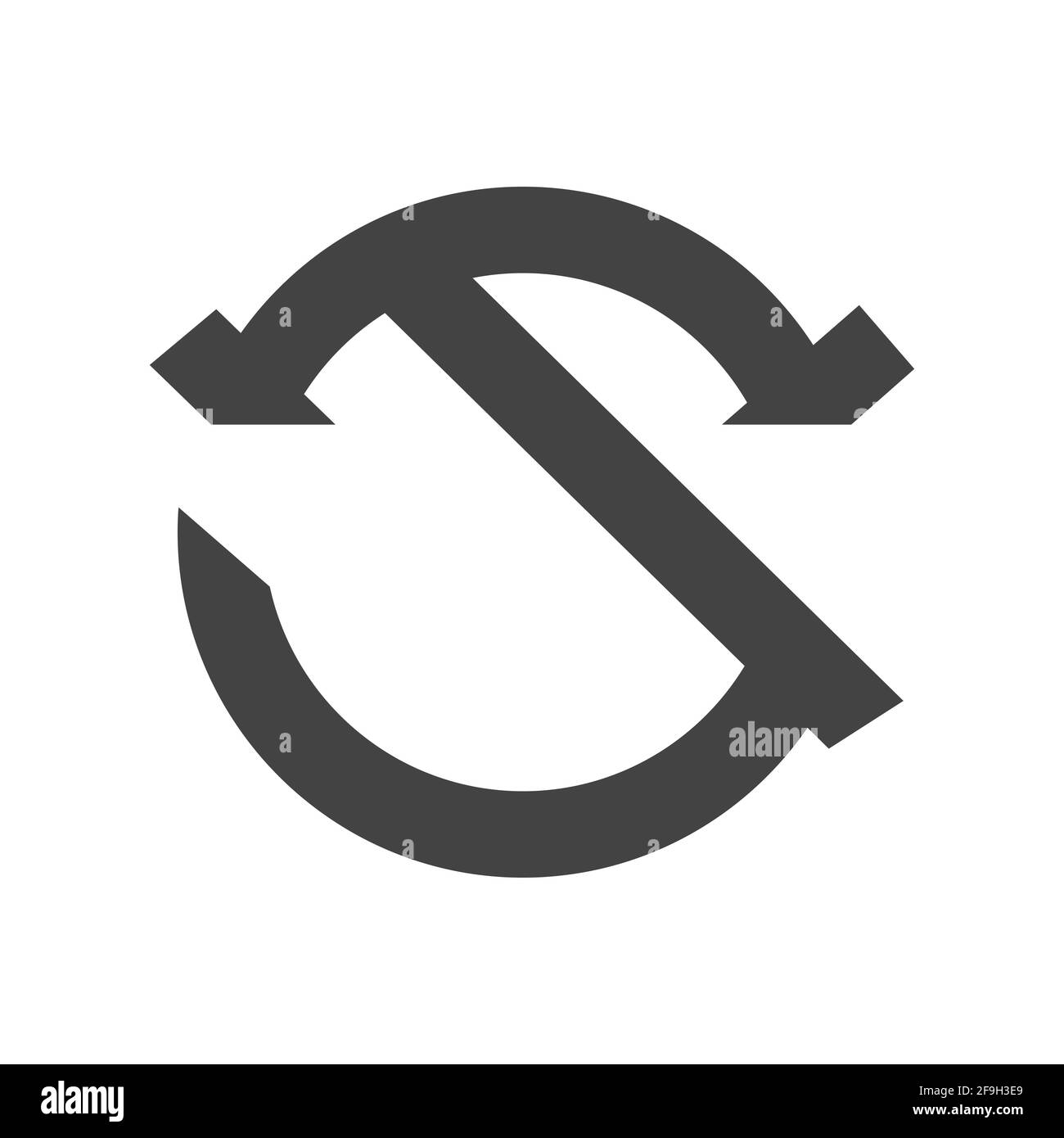 Initial ts letter logo vector template design. Linked letter st logo design. Stock Vector
