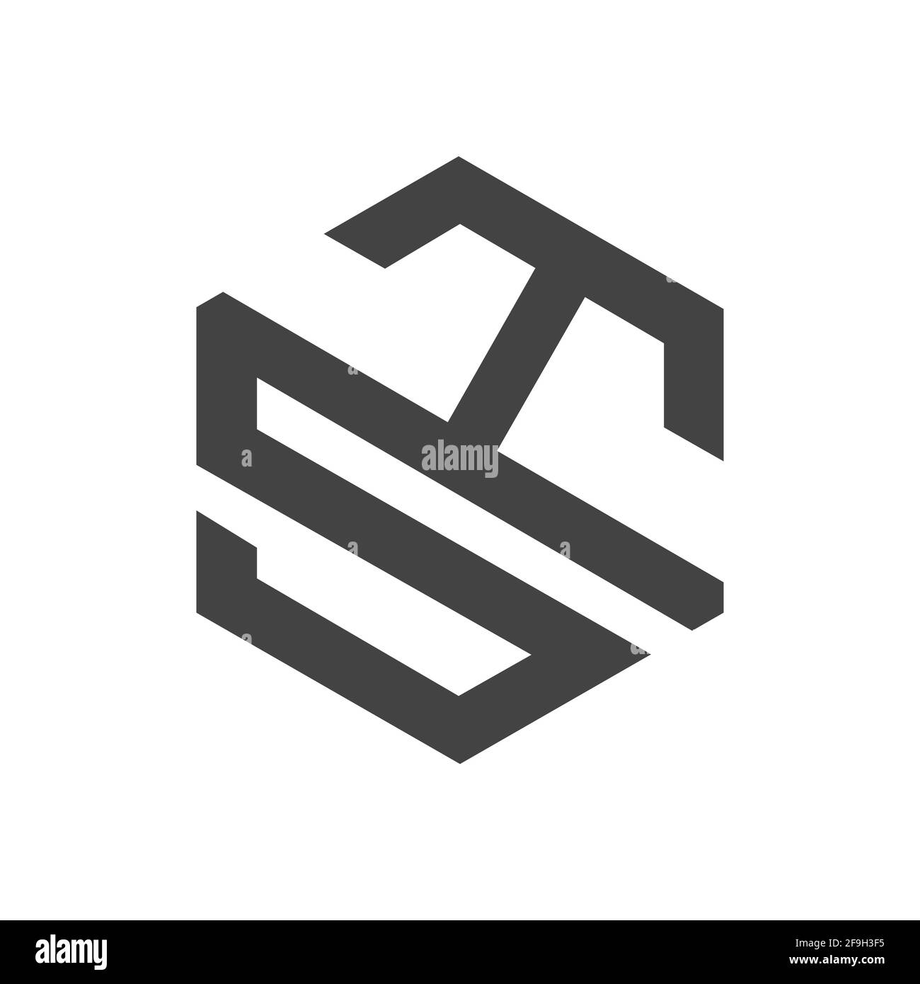Initial ts letter logo vector template design. Linked letter st logo ...