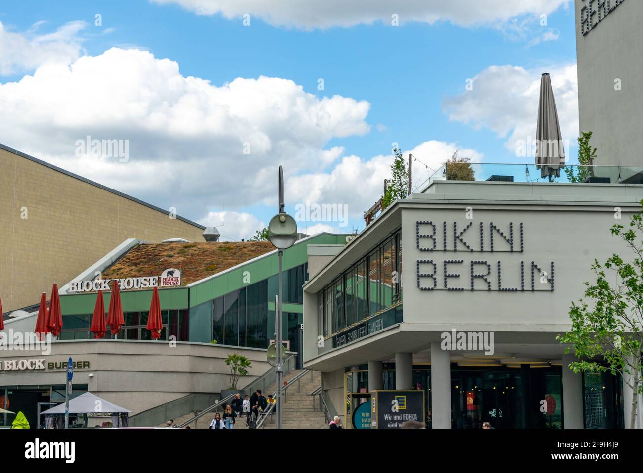 BERLIN, GERMANY - May 14, 2020: BERLIN, GERMANY May 14, 2020. The Bikini  Berlin building in Charlottenburg next to Block House Stock Photo - Alamy