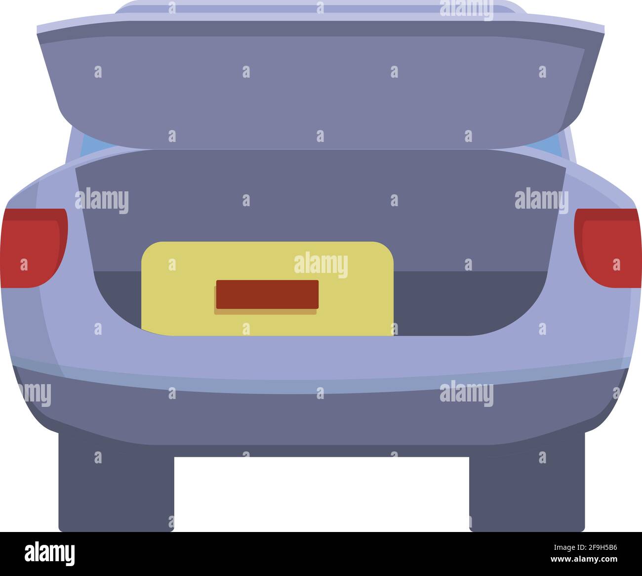 Trunk car icon. Cartoon of Trunk car vector icon for web design