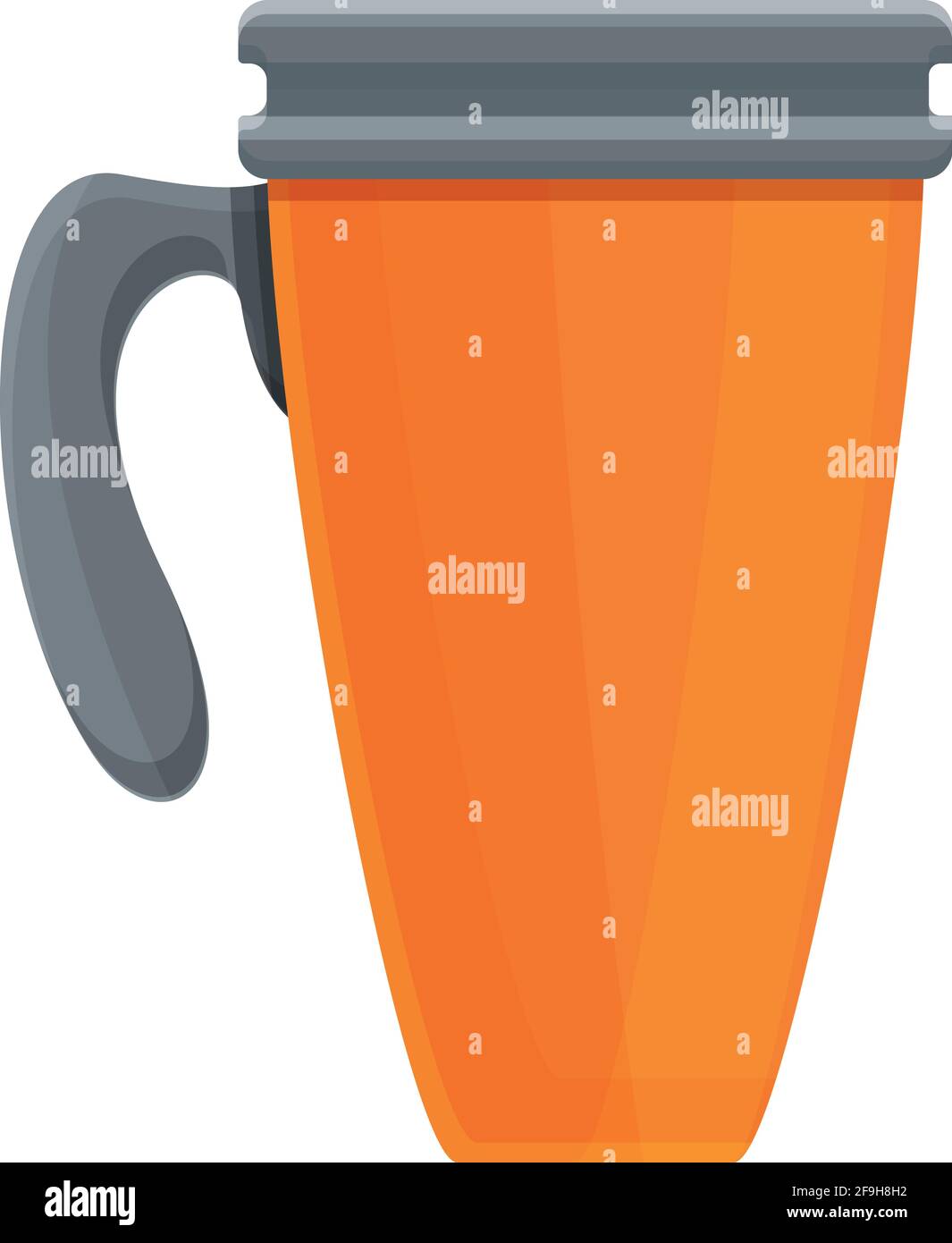 Travel mug icon. Cartoon of Travel mug vector icon for web design