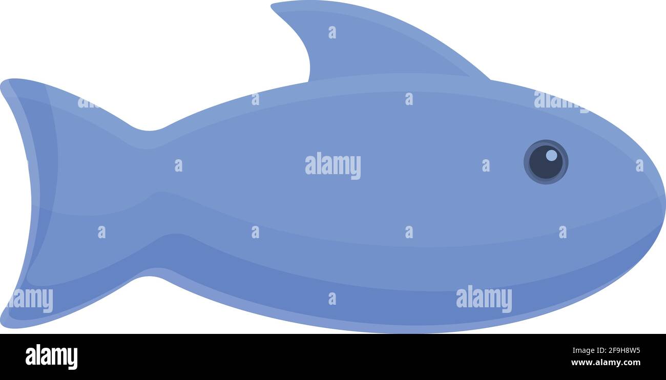 Fish vitamin icon. Cartoon of Fish vitamin vector icon for web design isolated on white background Stock Vector
