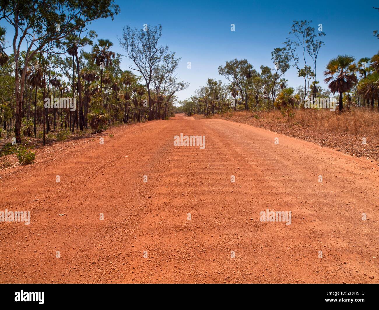 Corrugations on unsealed Kalumburu Road beyond Drysdale River Station