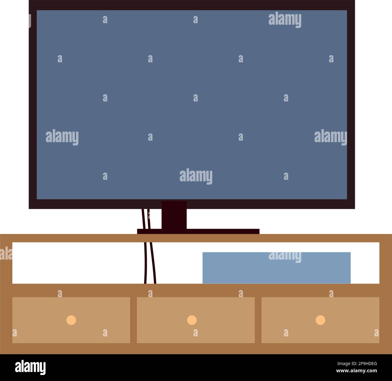 tv on furniture Stock Vector Image & Art Alamy
