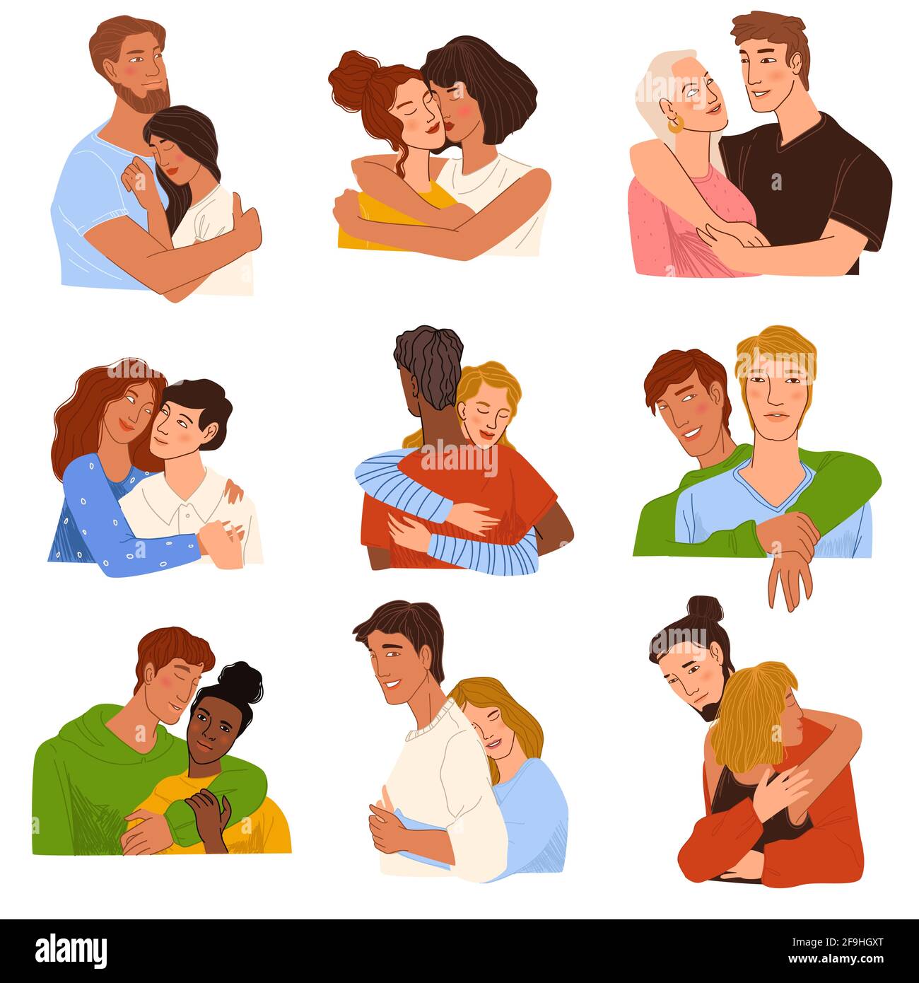 couple romantic vector Stock Vector Image & Art - Alamy