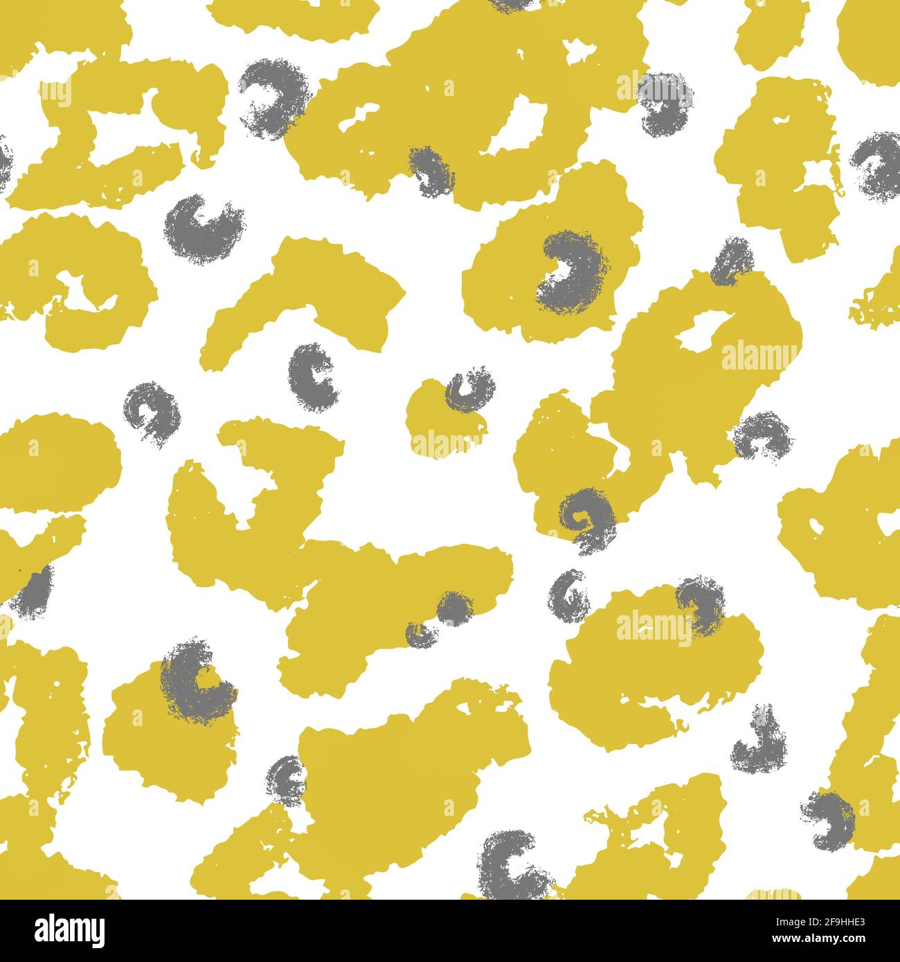 Abstract animalistic print with spots pattern Stock Vector