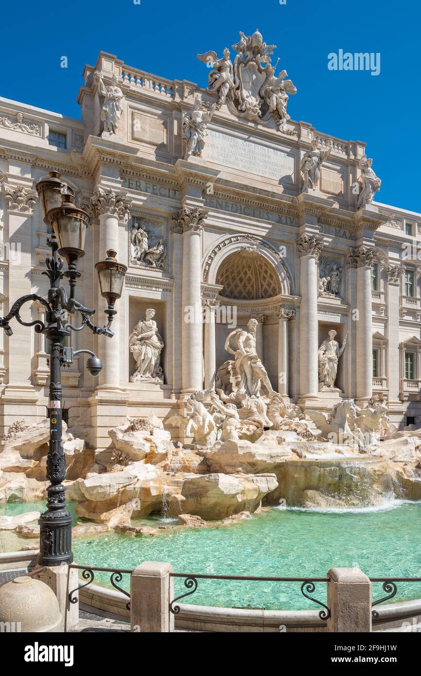 Fontana di Trevi in Rome Stock Photo