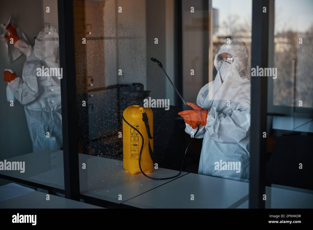 Protective gear sanitization hires stock photography and images Alamy