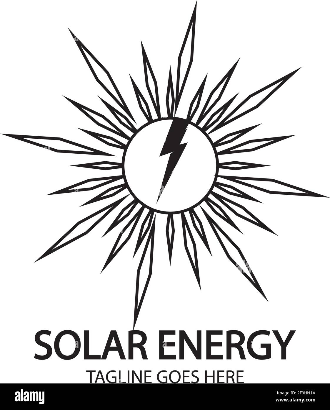 Solar energy panel and sun icon isolated on white background Stock ...