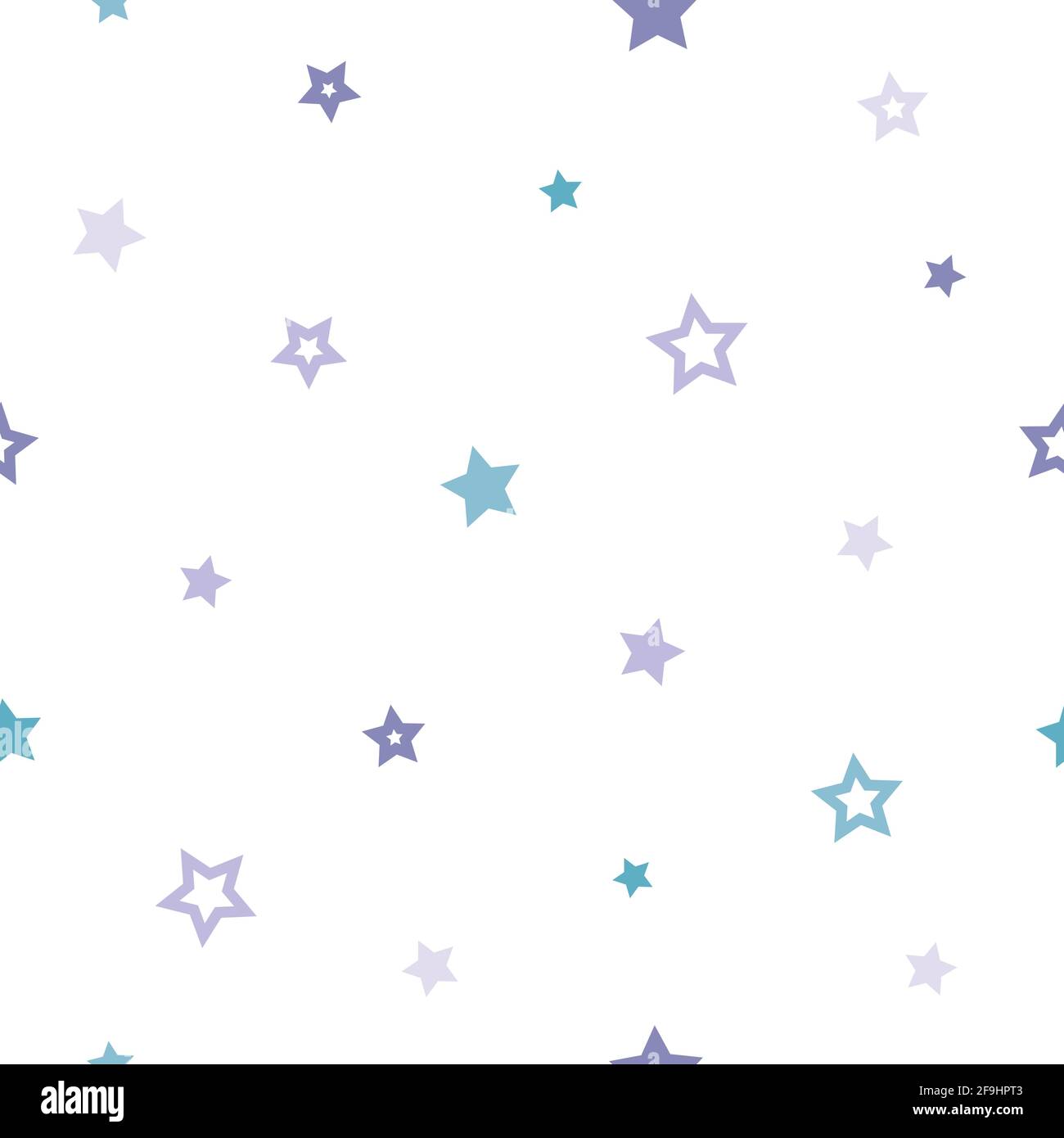 Seamless abstract pattern with little tiny stars of blue and purple colors  on white background. fantasy. Childish wallpaper. Magic vector ornament  Stock Vector Image & Art - Alamy