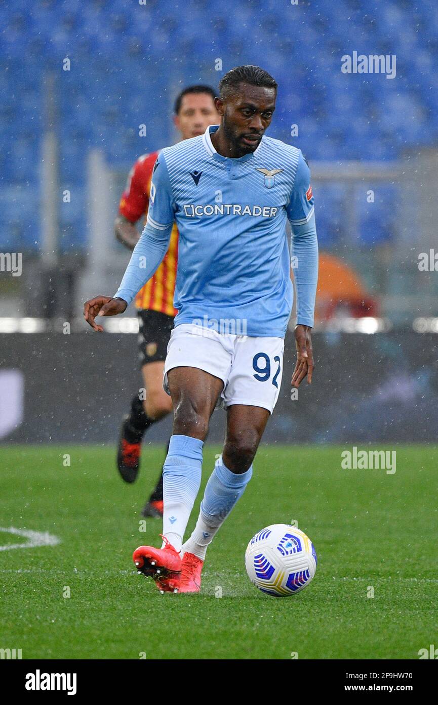 Jean-Daniel Akpa Akpro of SS Lazio seen in action during the Italian  Football Championship League A 2020/2021 match bet / LM Stock Photo - Alamy