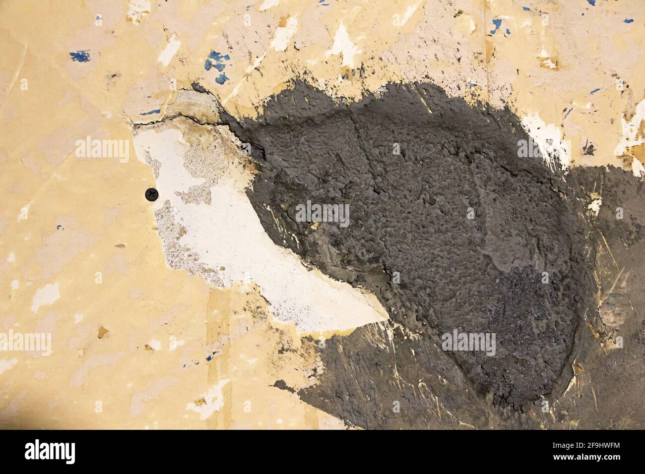 Image of old wall texture with shabby cement Stock Photo