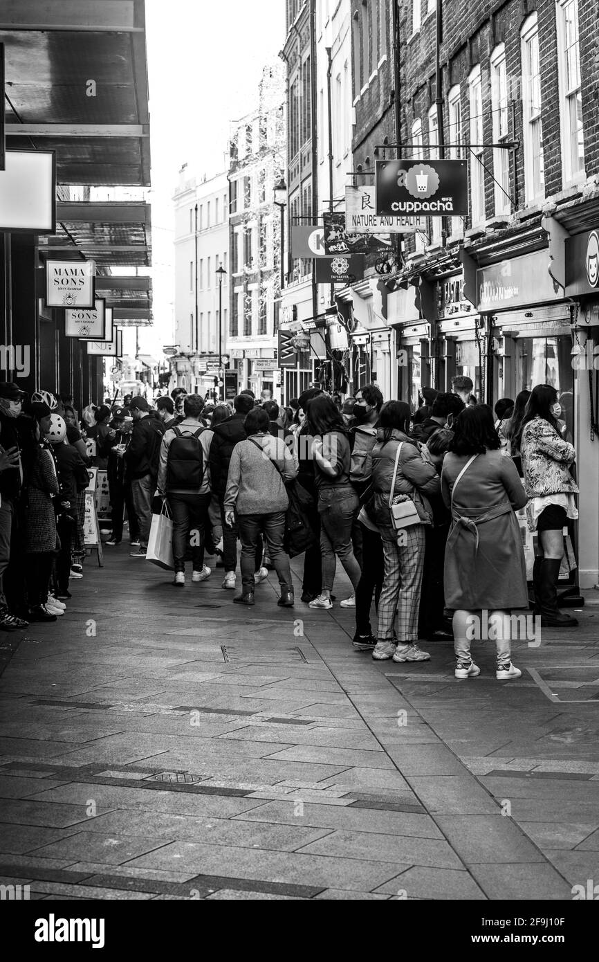 London lockdown soho Black and White Stock Photos & Images Alamy