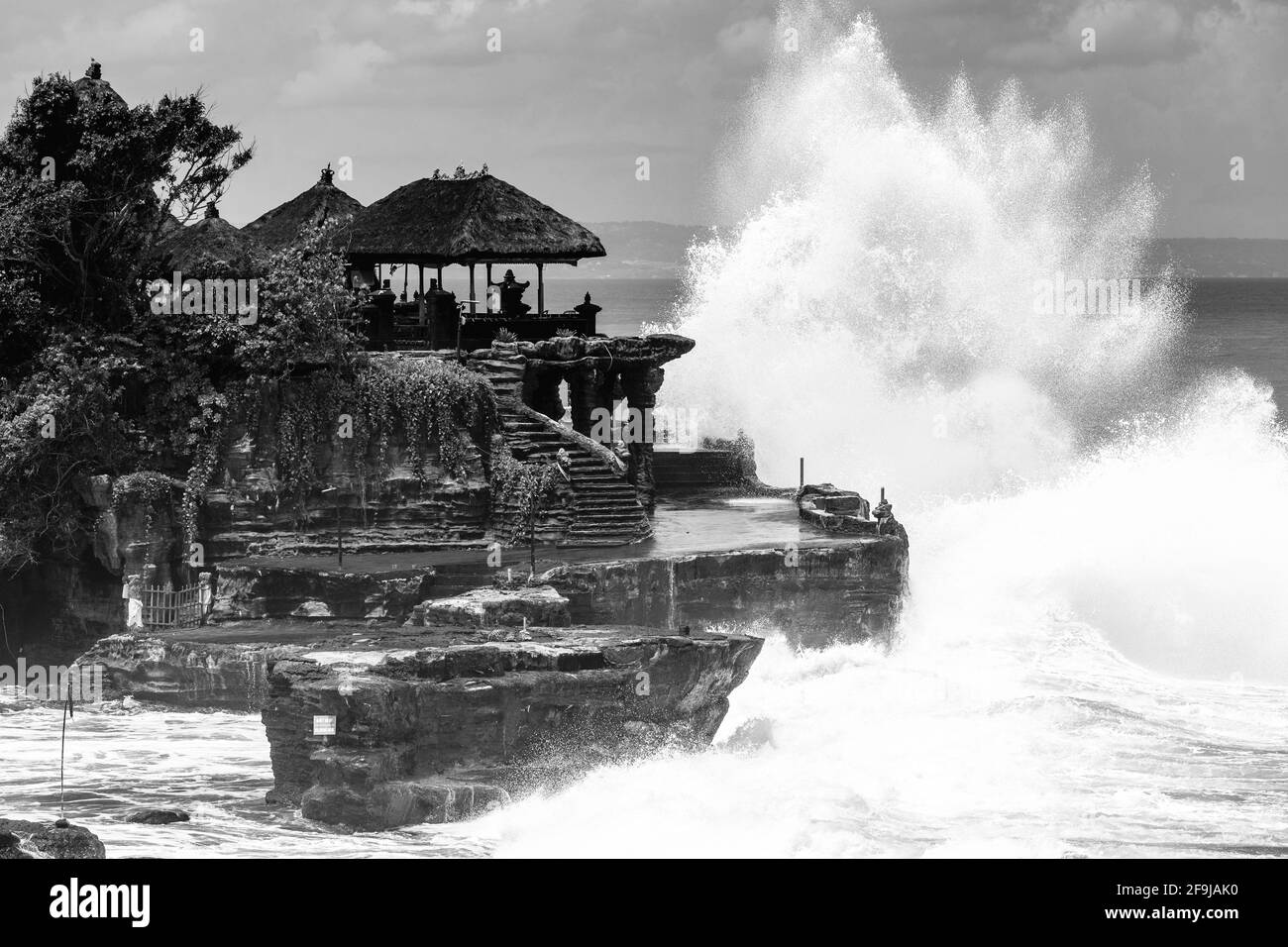 Tanah Lot Temple, Bali, Indonesia. Stock Photo