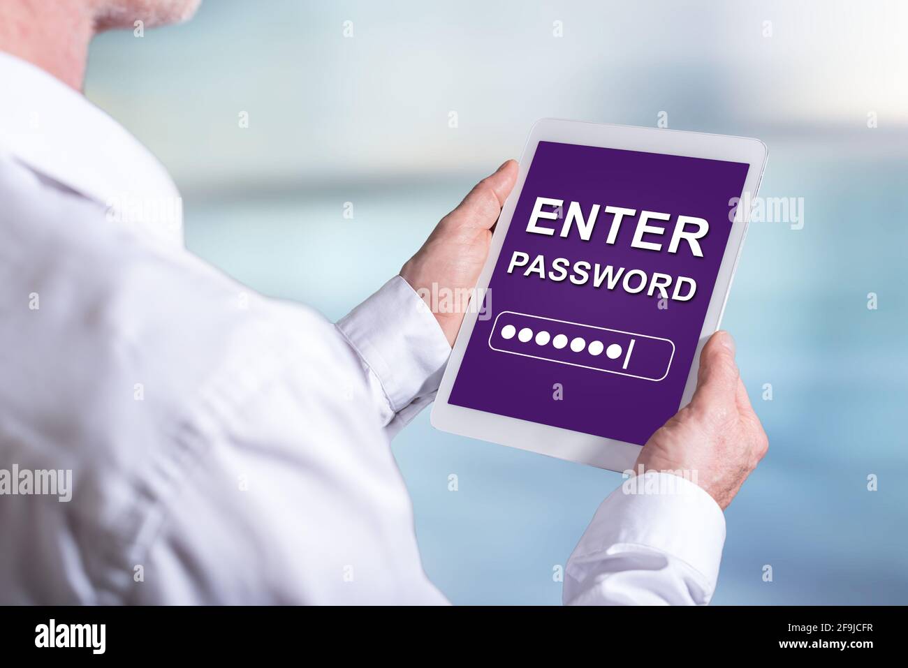Tablet Passcode Screen Computer screen displaying user hi-res stock photography and images - Alamy
