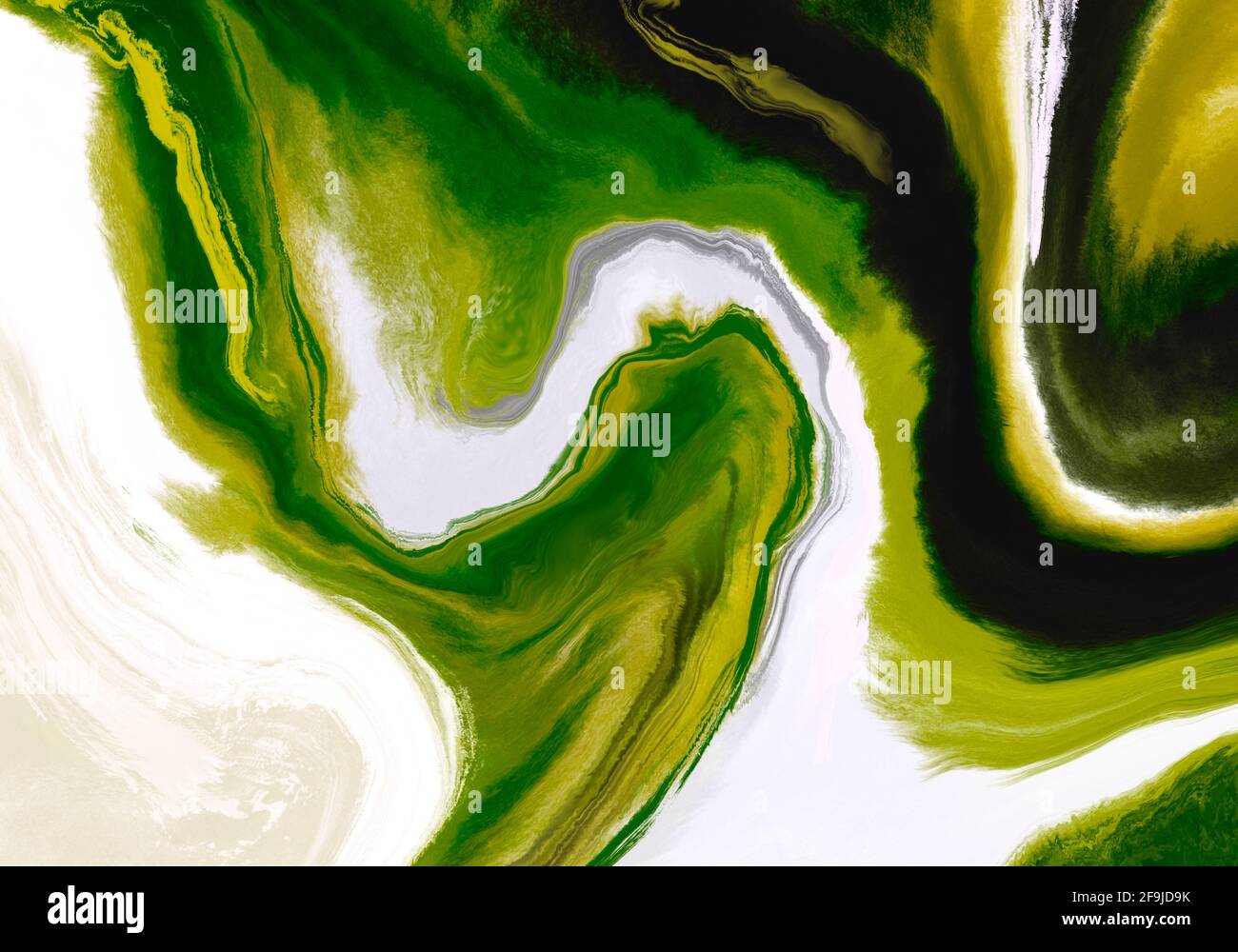 Super duper abstract painting. Liquid paint technique