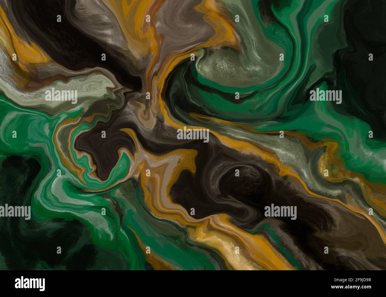 Super duper abstract painting. Liquid paint technique