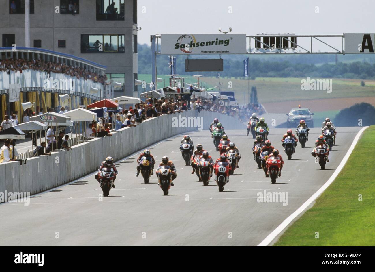 1998 500 motorcycle GP of Germany ,Sachsenring. Stock Photo