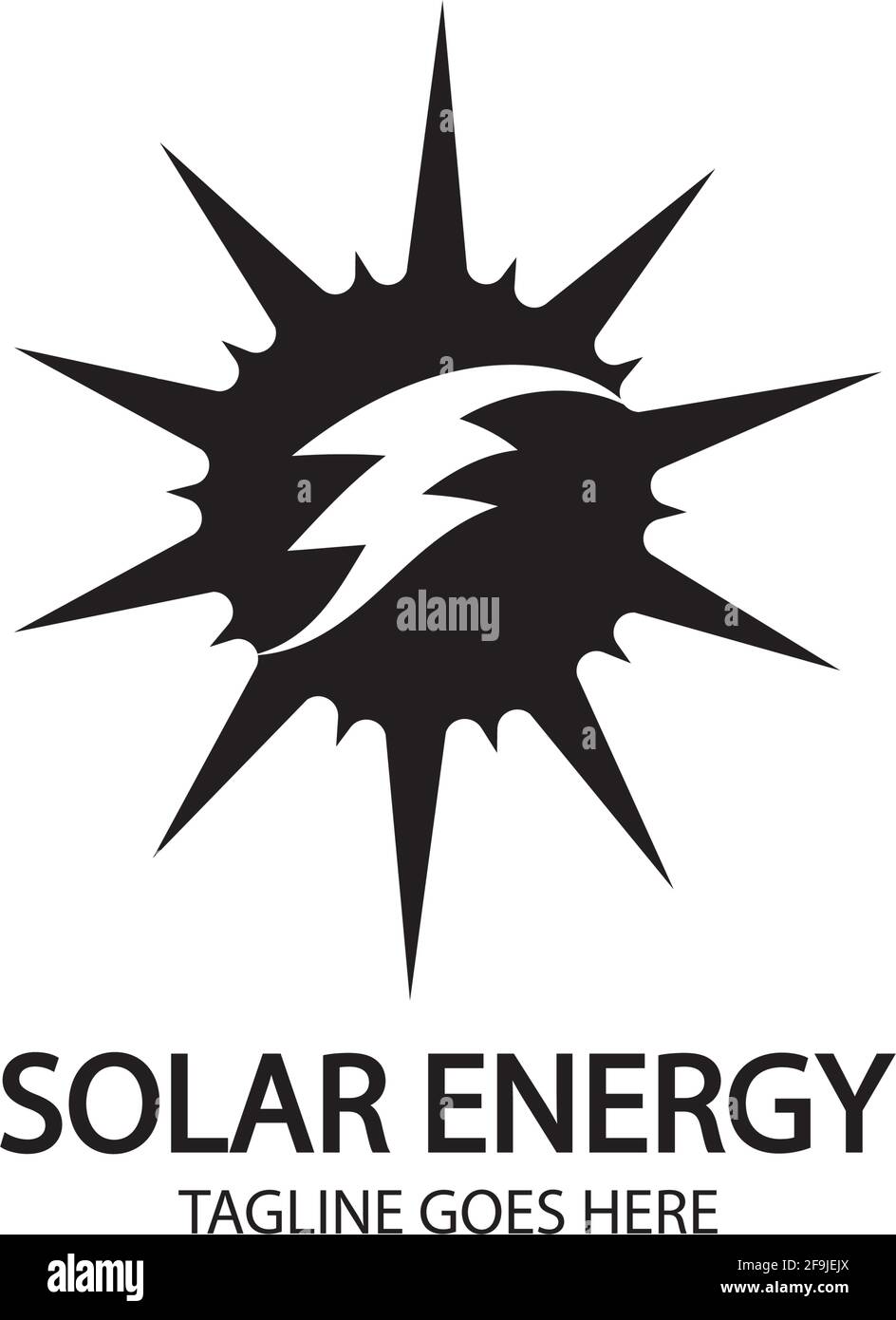 Solar energy panel and sun icon isolated on white background Stock ...