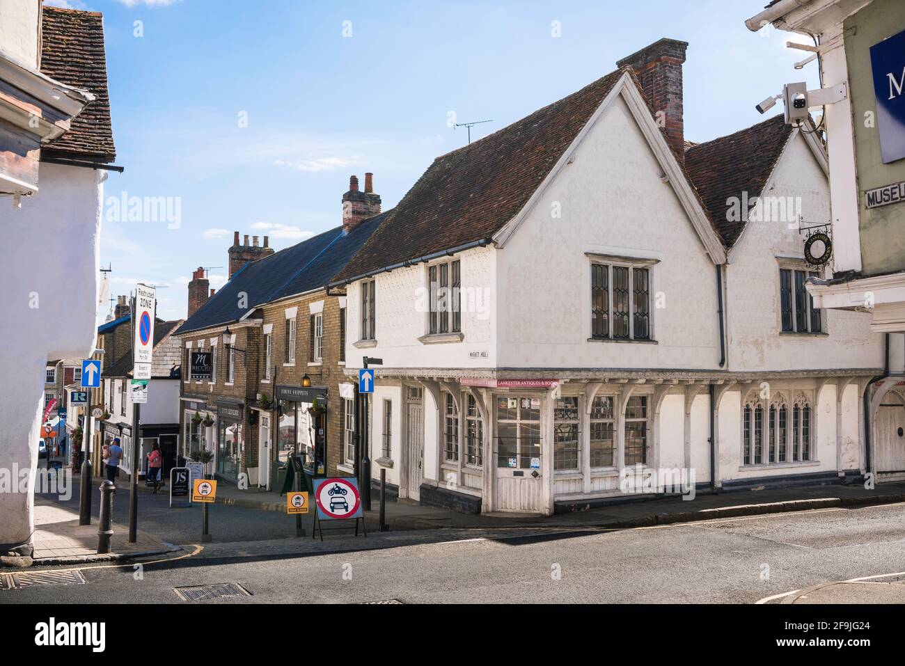 Traditional Essex town, view of a typical late medieval building sited