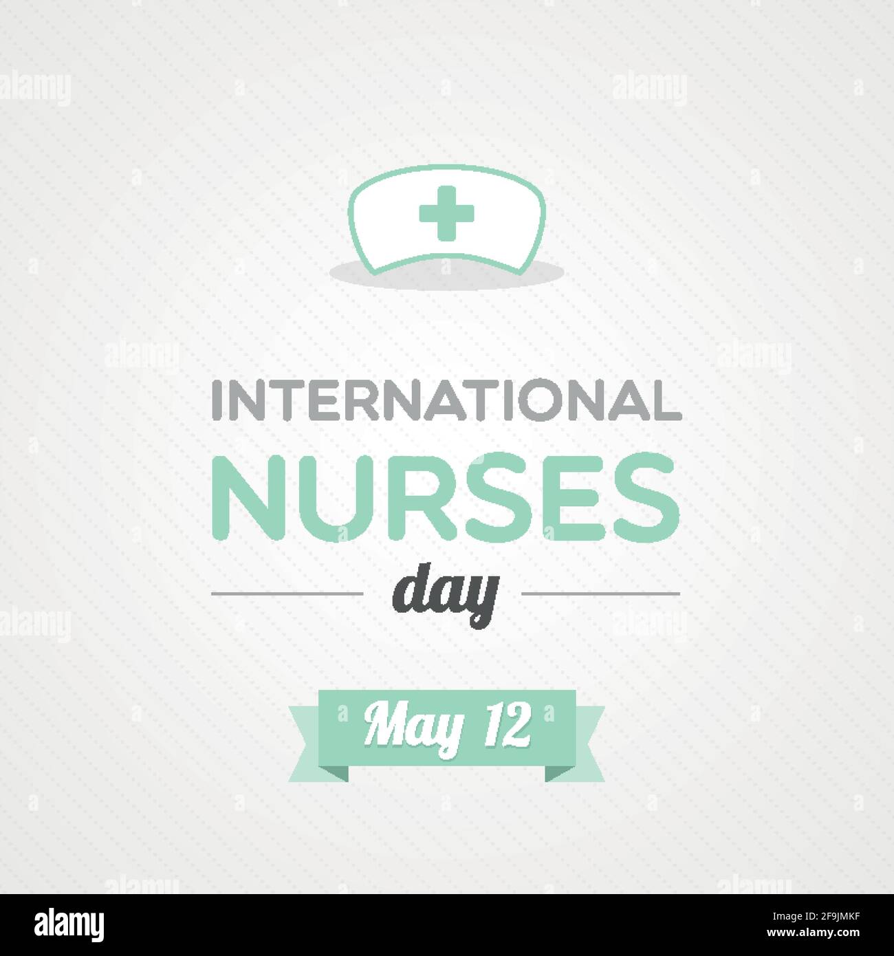 International Nurses Day. May 12. Vector illustration, flat design Stock Vector