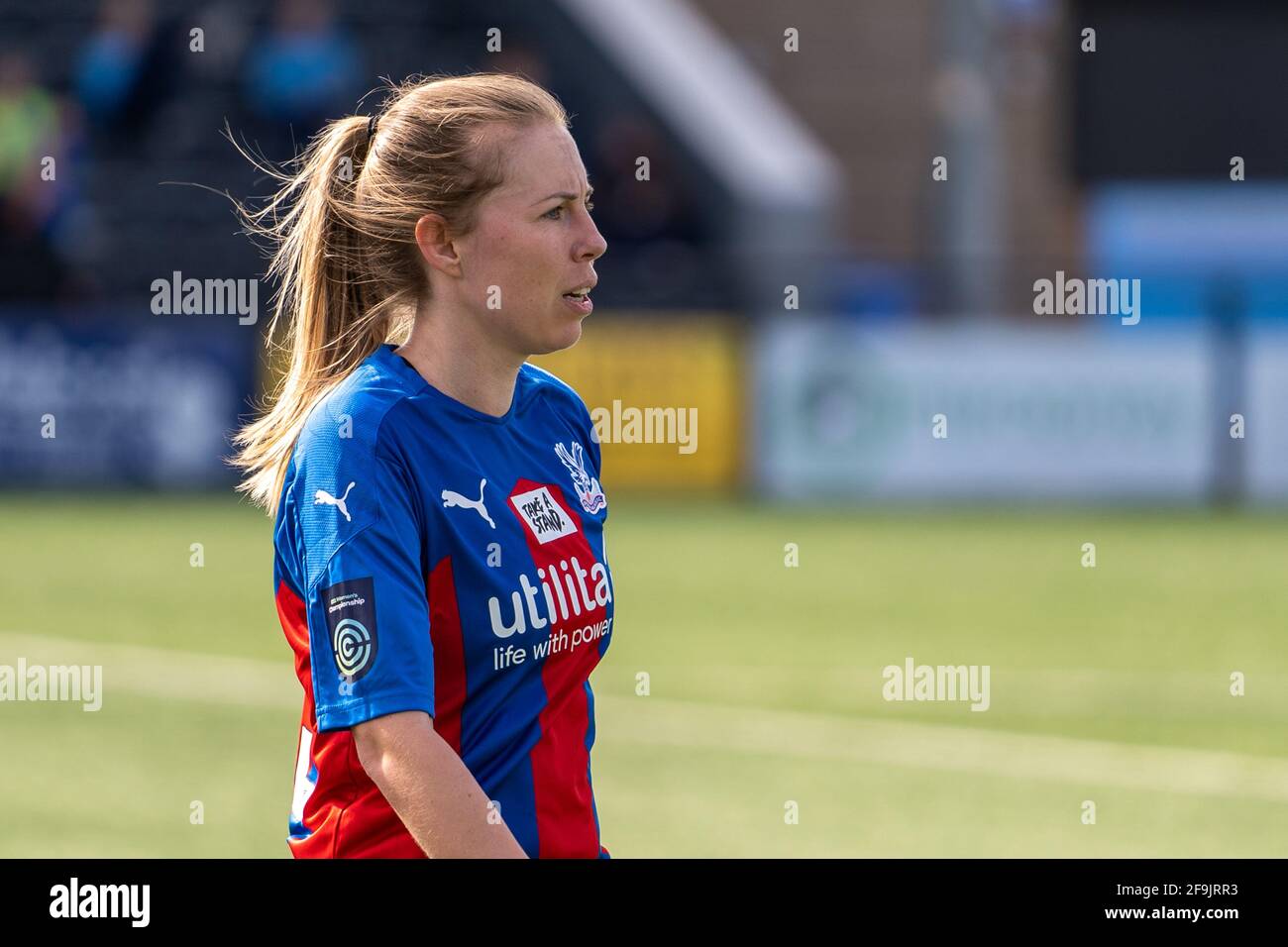 Ashleigh Goddard (23 Crystal Palace) during the Vitality Womens FA Cup game  between Crystal Palace and London Bees at Hayes Lane, Bromley, England  Stock Photo - Alamy