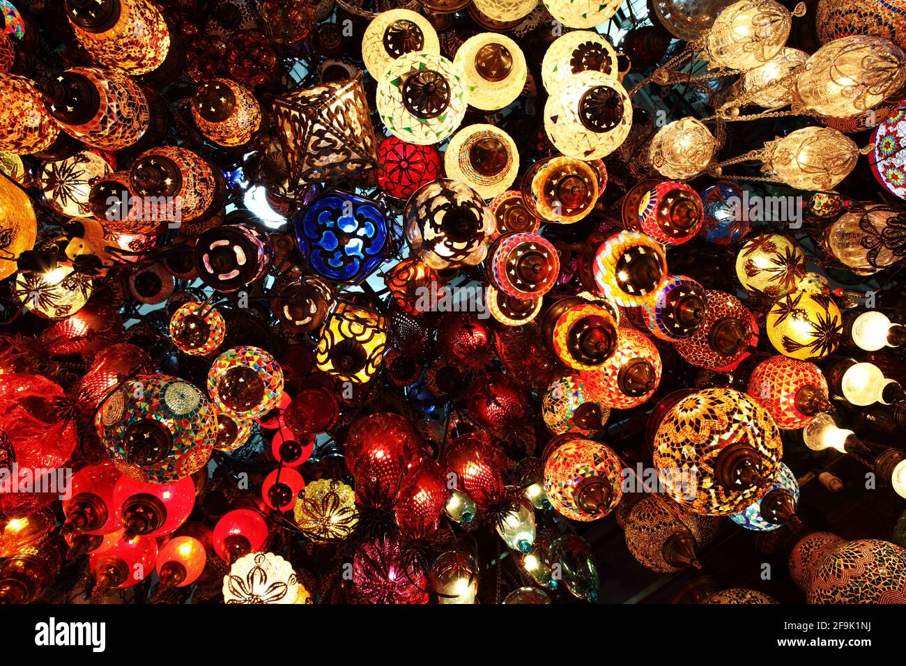 Mosaic lamps hi-res stock photography and images - Alamy