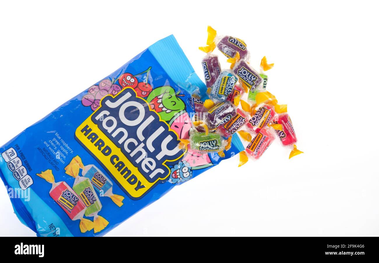 Jolly Rancher Hard Candy Bag Stock Photo