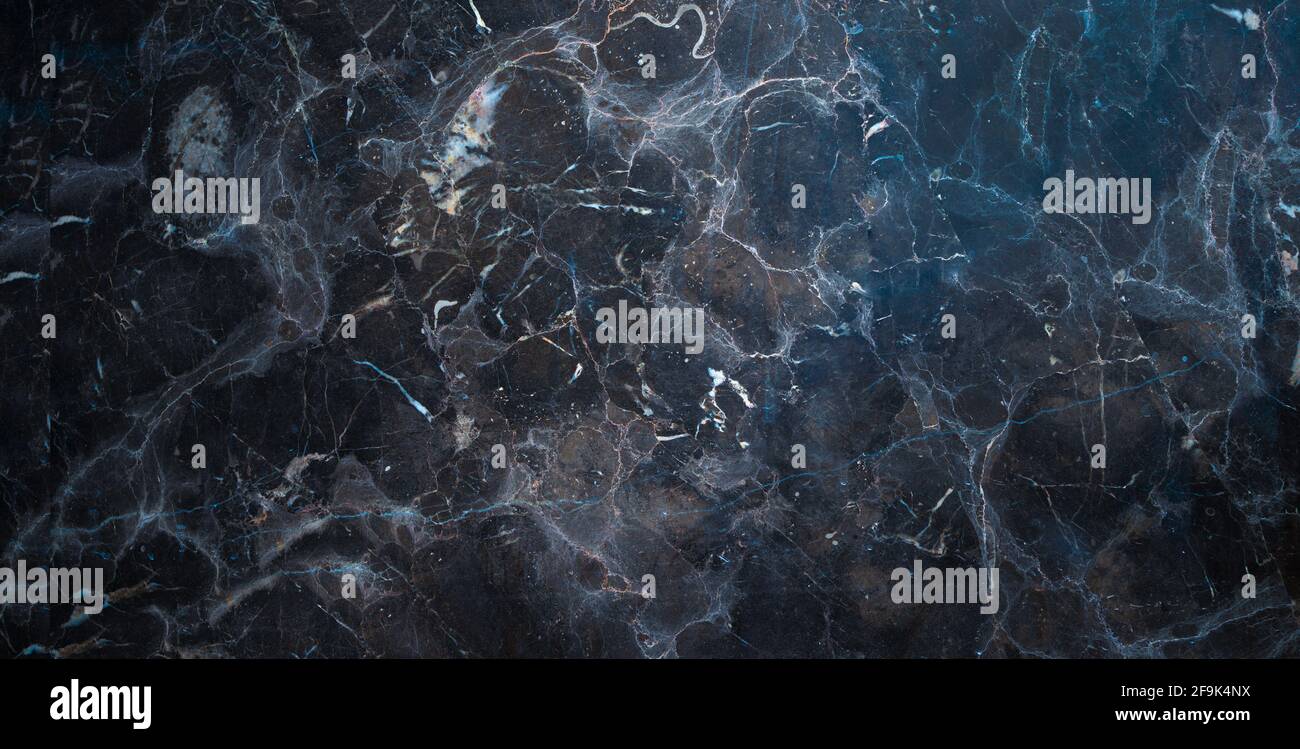spacy dark marble background texture, natural stone Stock Photo