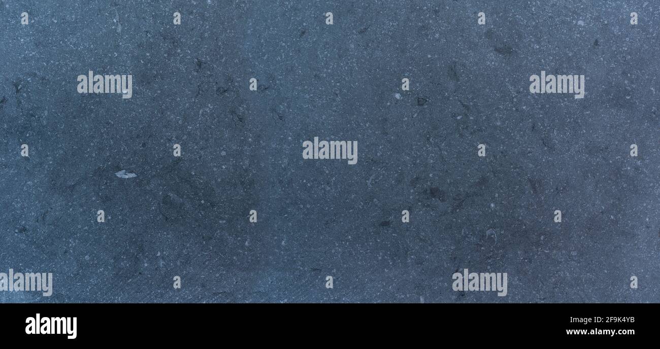 blue concrete stone wall with stains Stock Photo