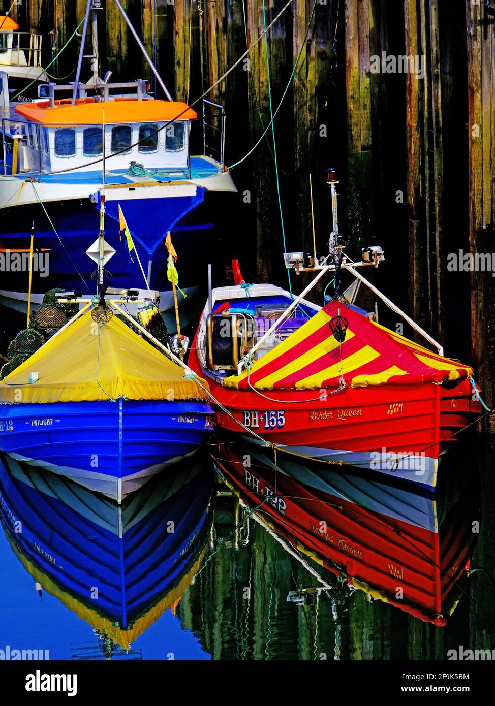 Northumberland coble fishing boat hi-res stock photography and images ...