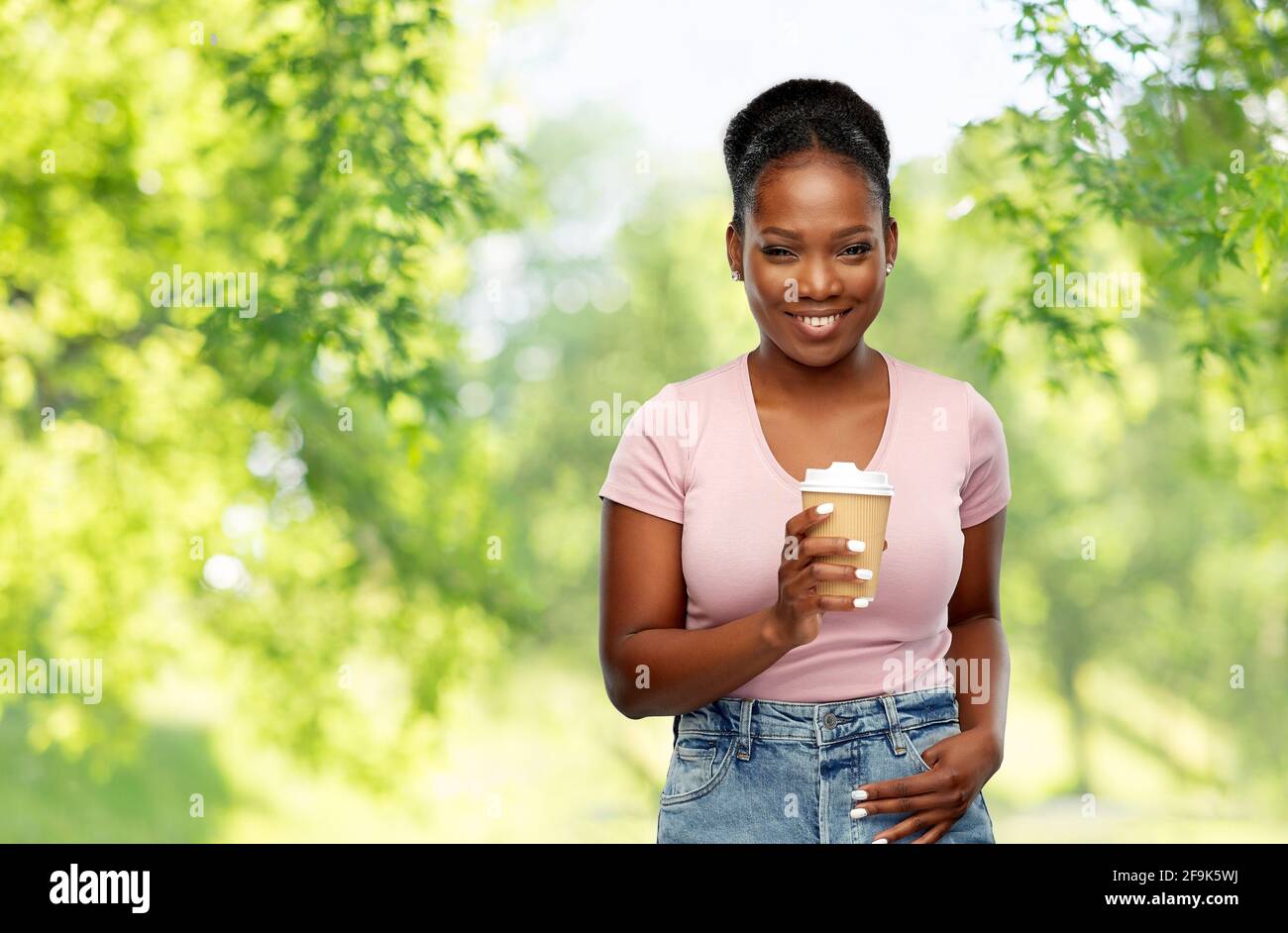 African american woman cup hi-res stock photography and images - Alamy