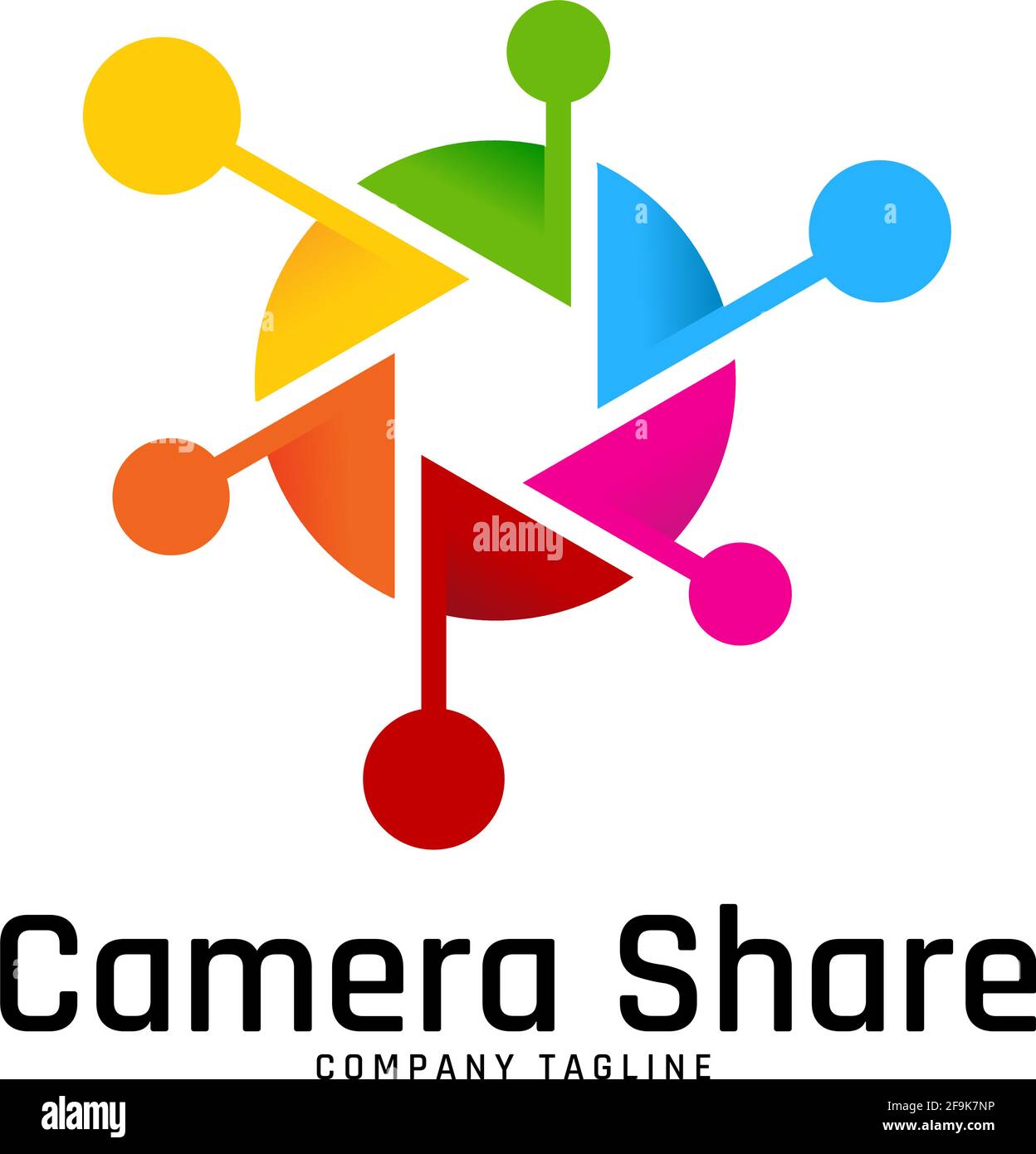 Logo Deisgn Vector Camera Stock Vector