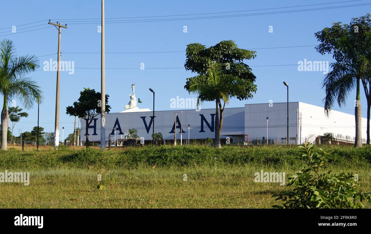 Department store. Department store side view, Havan, in Brazil belongs