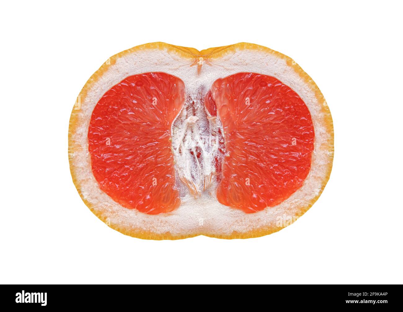 Grapefruit isolated on a white background Stock Photo - Alamy