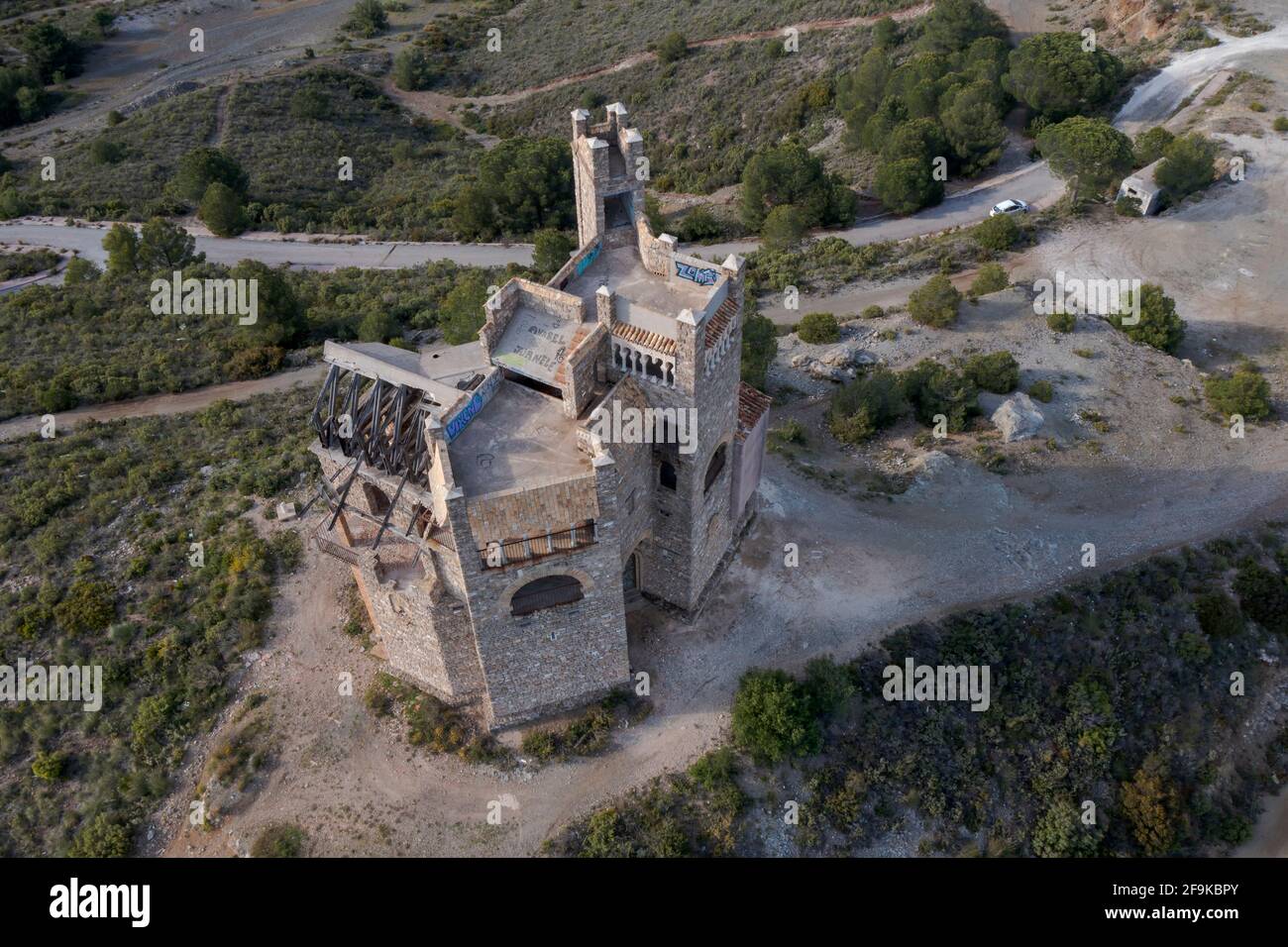 La Mota Castle in Alhaurin el Grande in the province of Malaga, Spain. Stock Photo