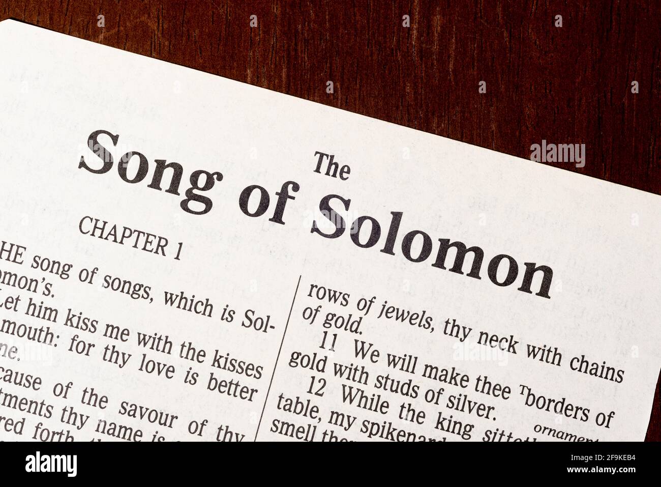 Book of song of solomon hi-res stock photography and images - Alamy