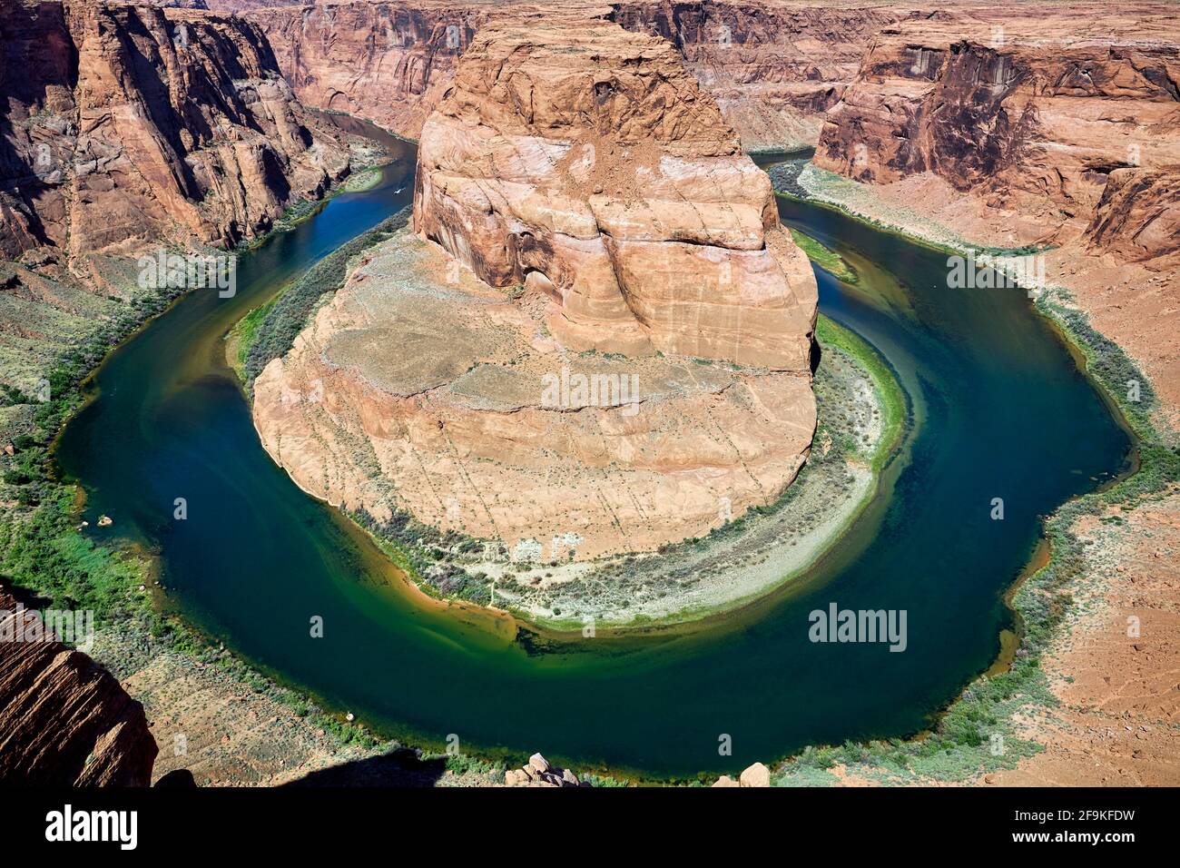 Horseshoe Bend. Colorado River. Page. Arizona. USA Stock Photo