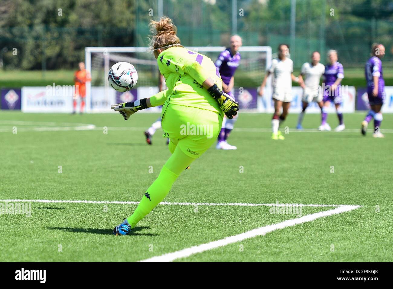 Agnese Bonfantini (Roma) and Stephanie Breitner (Fiorentina Femminile)  during ACF Fiorentina